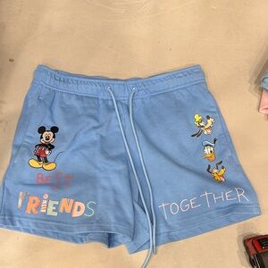 Disney Blue Women's Athletic Shorts